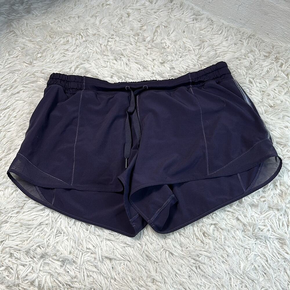 Lululemon Hotty Hot Short (Long 4") Black Grape